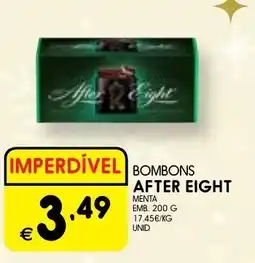 Meu Super Bombons after eight promoção
