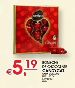 Meu Super Bombons de chocolate candycat caixa coração promoção