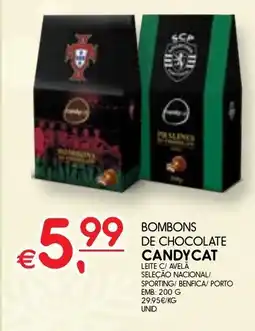 Meu Super Bombons de chocolate candycat leite c/ avelā promoção