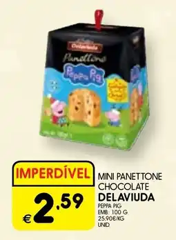 Meu Super Mini panettone chocolate delaviuda promoção