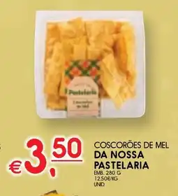 Meu Super Coscorões de mel da nossa pastelaria promoção