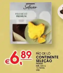 Meu Super Pão de ló continente seleção promoção