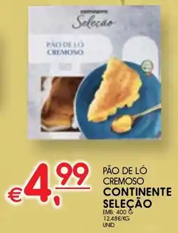Meu Super Pão de ló cremoso continente seleção promoção