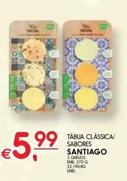 Meu Super Tábua clássica/ sabores santiago promoção