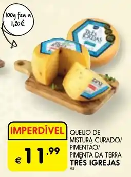 Meu Super Queijo de mistura curado/ pimentão/ pimenta da terra três igrejas promoção