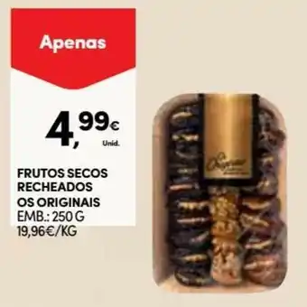 Continente Frutos Secos Recheados os Originais 250g promoção