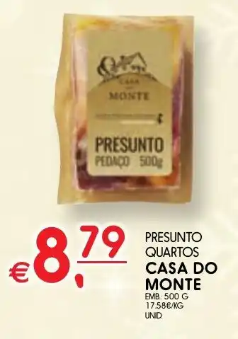 Meu Super Presunto quartos casa do monte promoção