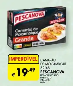 Meu Super Camarão de moçambique 32/48 pescanova promoção