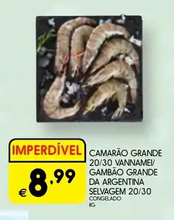 Meu Super Camarão grande 20/30 vannamei/ gambão grande da argentina selvagem 20/30 congelado promoção