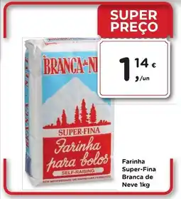 Aqui é fresco Farinha Super-Fina Branca de Neve promoção