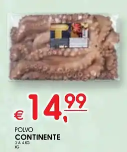 Meu Super Polvo continente promoção