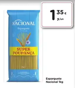 Aqui é fresco Esparguete Nacional promoção