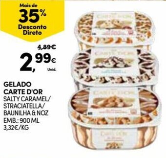 Continente Gelado Carte D'Or 900ml promoção