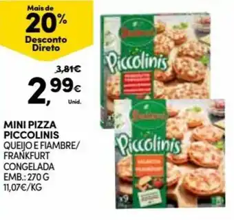 Continente Mini Pizza Piccolinis 270g promoção