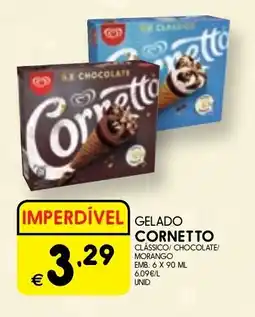 Meu Super Gelado cornetto promoção