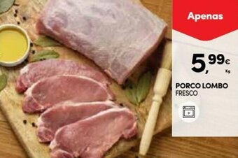 Continente Porco Lombo promoção