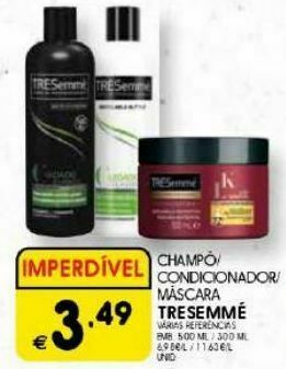 Meu Super Produtos para o cabelo tresemmé promoção