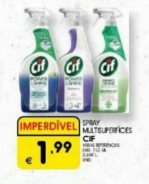 Meu Super Limpadores cif promoção