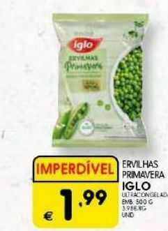 Meu Super Ervilhas verdes iglo promoção