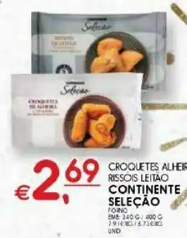 Meu Super Croquetes de frango continente promoção