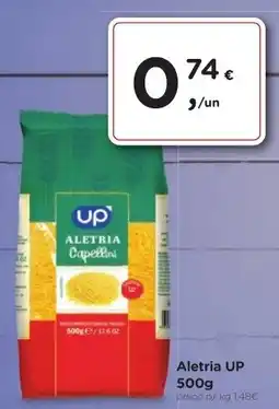 Aqui é fresco Aletria UP promoção