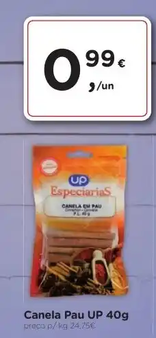 Aqui é fresco Canela Pau UP promoção