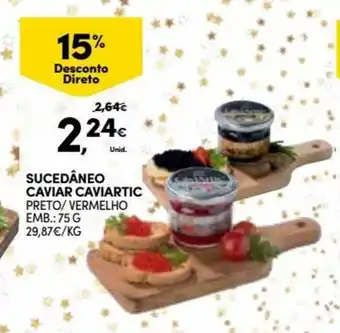 Continente Sucedâneo Caviar Caviartic promoção