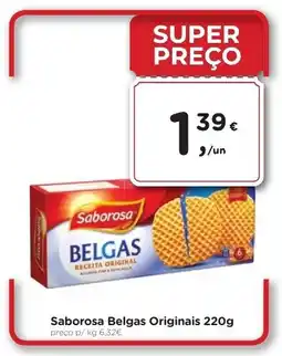 Aqui é fresco Saborosa Belgas Originais promoção