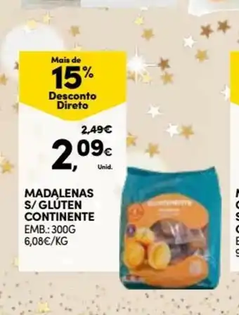 Continente Madalenas S/ Gluten Continente promoção