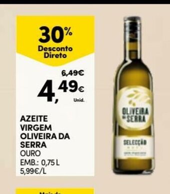 Continente Azeite Virgem Oliveira da Serra promoção
