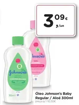 Aqui é fresco Óleo Johnson's Baby Regular / Aloé promoção