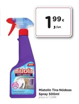 Aqui é fresco Mistolin Tira-Nódoas Spray promoção
