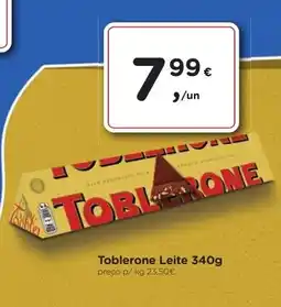 Aqui é fresco Toblerone Leite promoção