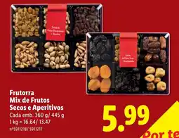 Lidl Frutorra Mix de Frutos Secos e Aperitivos promoção