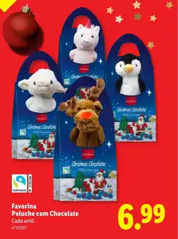 Lidl Favorina Peluche com Chocolate promoção