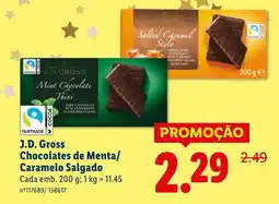 Lidl J.D. Gross Chocolates de Menta/ Caramelo Salgado Cada promoção