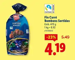 Lidl Fin Carré Bombons Sortidos promoção
