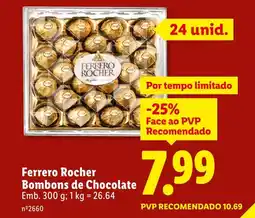 Lidl Ferrero Rocher Bombons de Chocolate promoção
