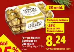 Lidl Ferrero Rocher Bombons de Chocolate promoção