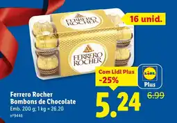 Lidl Ferrero Rocher Bombons de Chocolate promoção
