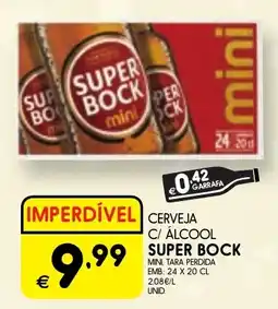 Meu Super Cerveja c/ álcool super bock promoção