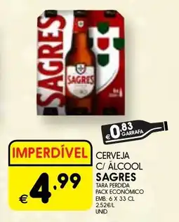 Meu Super Cerveja c/ álcool sagres promoção