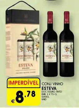 Meu Super Conj. vinho esteva promoção