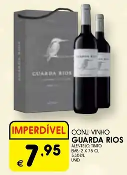 Meu Super Conj. vinho guarda rios promoção