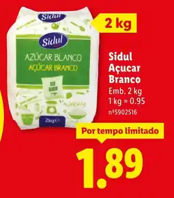 Lidl Sidul Açucar Branco promoção