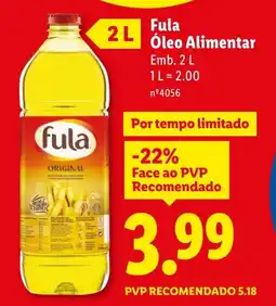 Lidl Fula Óleo Alimentar promoção