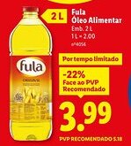 Lidl Fula Óleo Alimentar promoção
