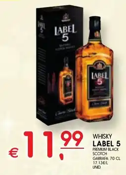 Meu Super Whisky label 5 promoção
