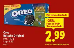Lidl Oreo Bolacha Original promoção