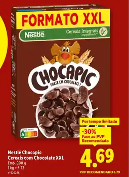 Lidl Nestlé Chocapic Cereais com Chocolate XXL promoção